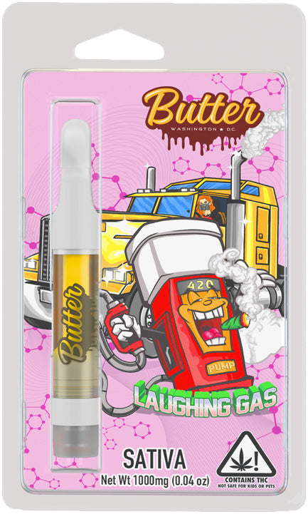 1-gram HHC Cartridges - Laughing Gas (SATIVA)