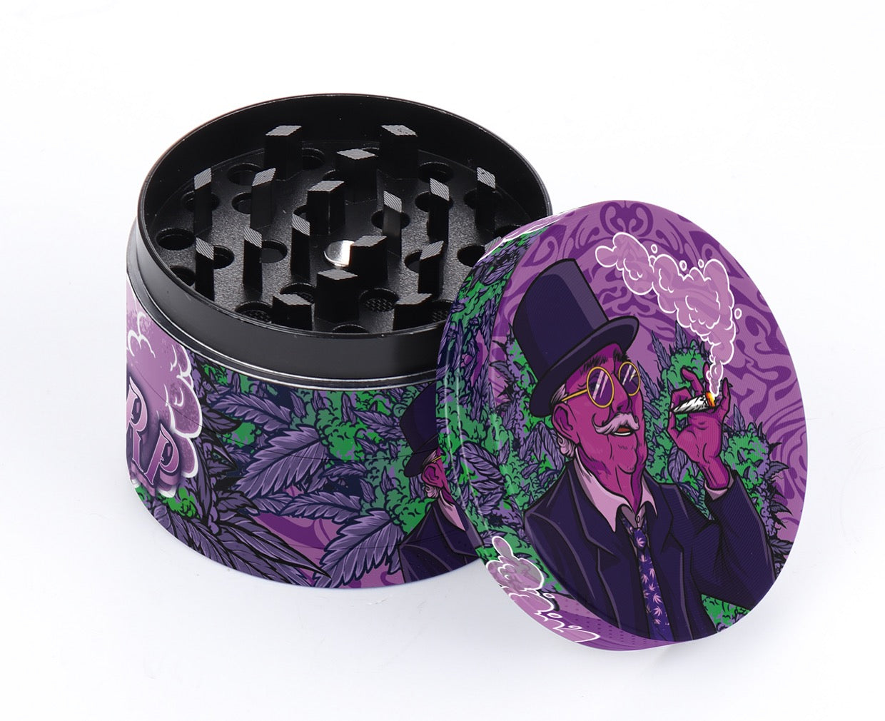 4-Piece Zinc Alloy Grinder - Grand Daddy Purp
