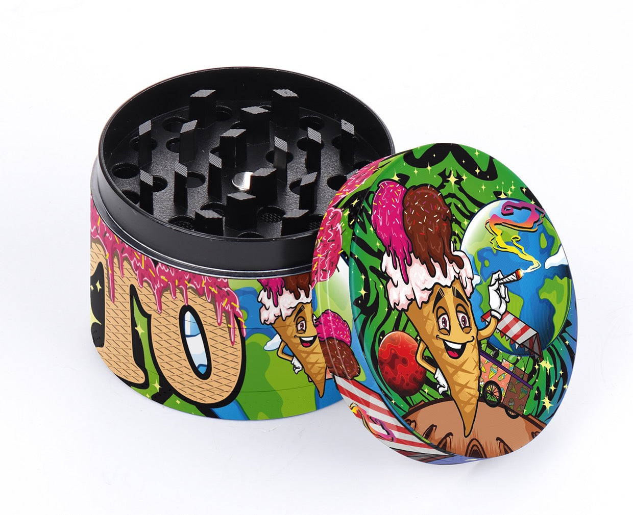 4-Piece Zinc Alloy Grinder - Gelato