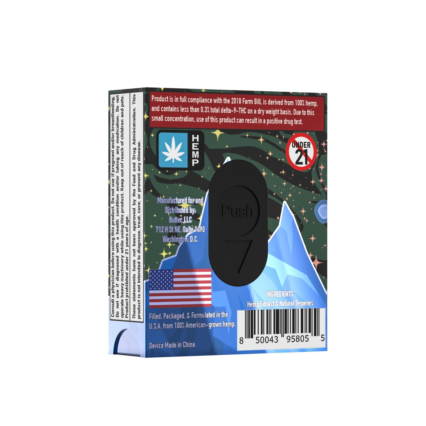 Supreme Blend 1mL Cartridge - Dragon's Breath (1g)