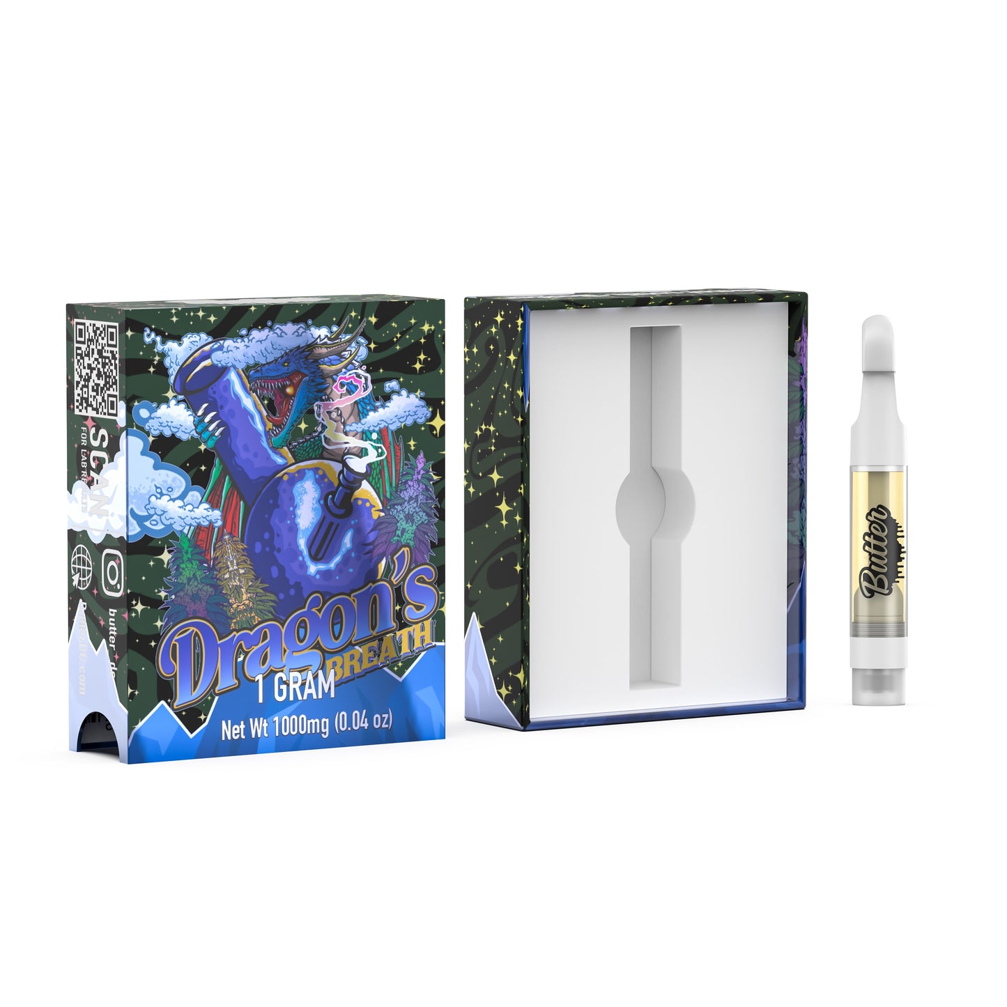 Supreme Blend 1mL Cartridge - Dragon's Breath (1g)