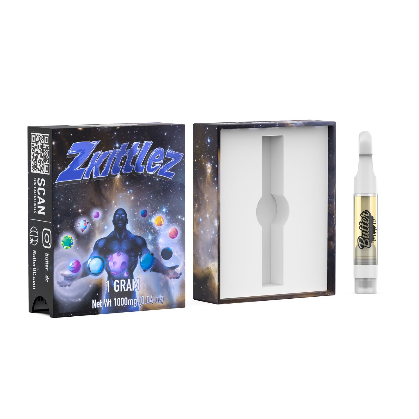 Supreme Blend 1mL Cartridge - Zkittlez (1g)