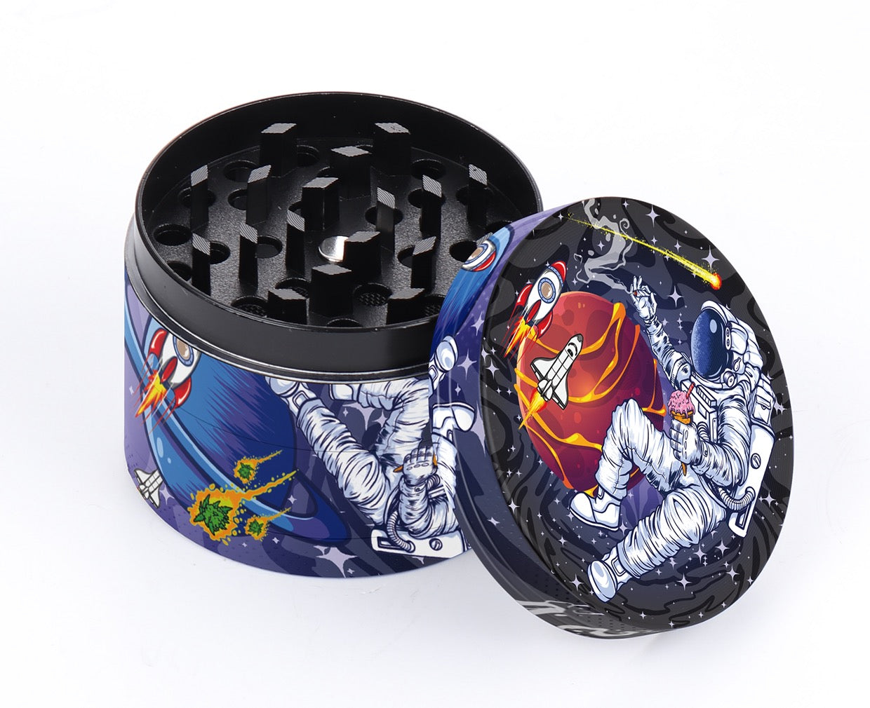 4-Piece Zinc Alloy Grinder - Runts