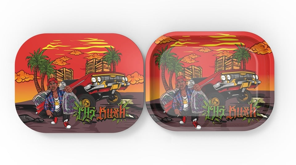 Metal Tray with Magnetic Cover - OG Kush