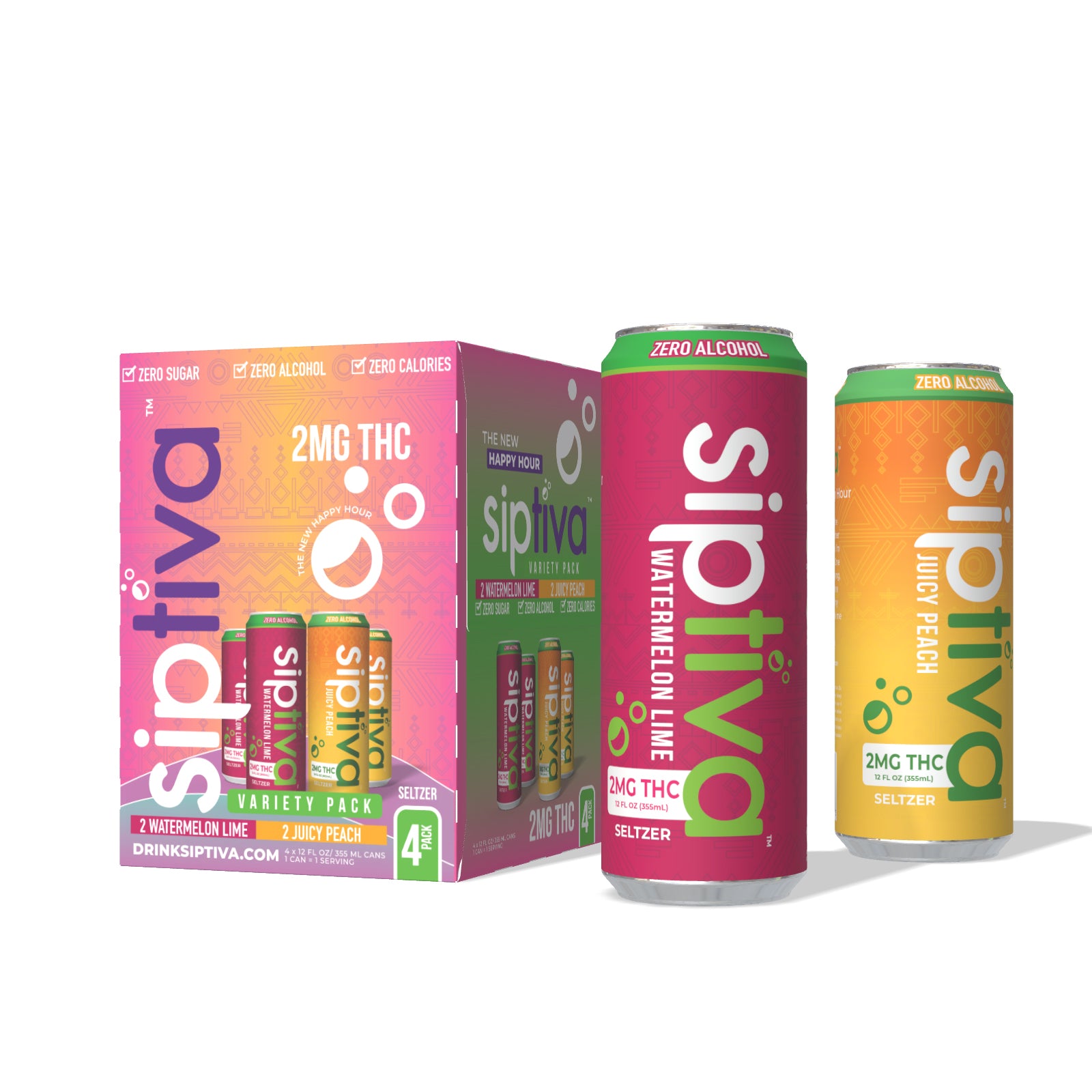 Low Key Lit Variety Pack - 4 Cans (2mg)
