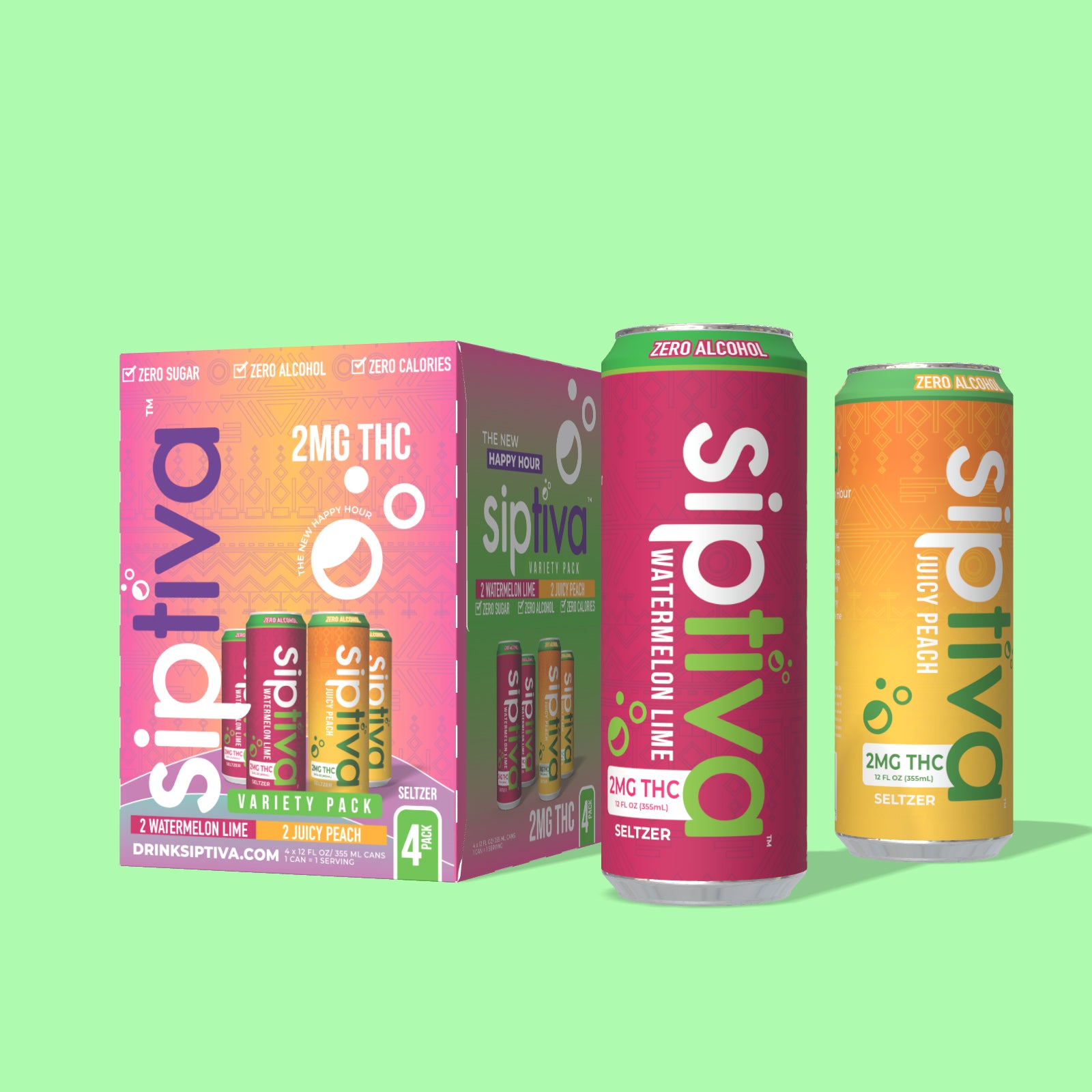Low Key Lit Variety Pack - 4 Cans (2mg)