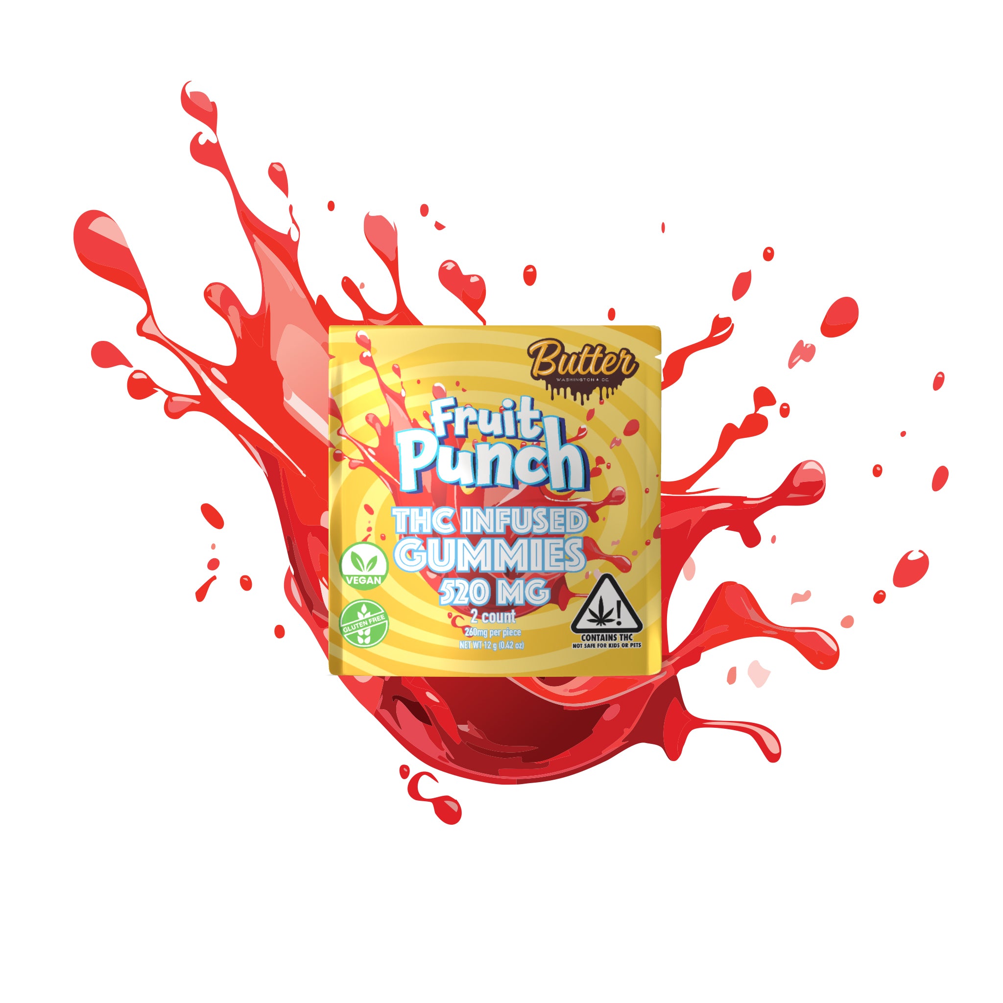 Fruit Punch - Double Dip (2 gummies)