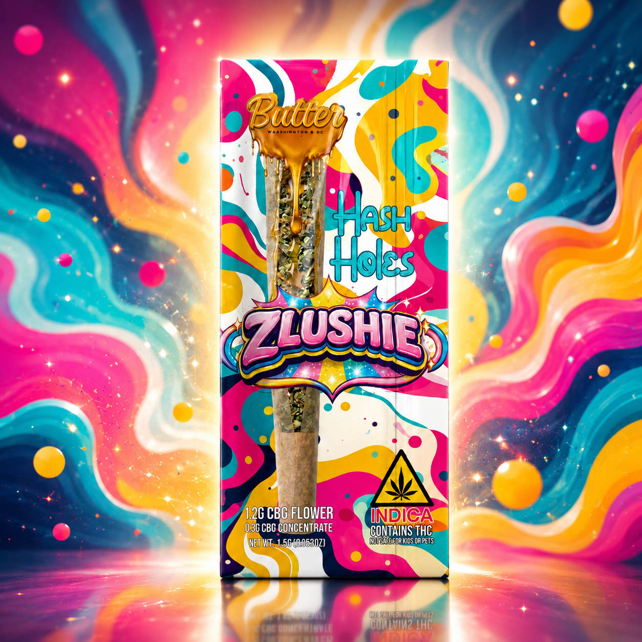 Zlushie [indica] - CBG Hash Holes (1.5g)