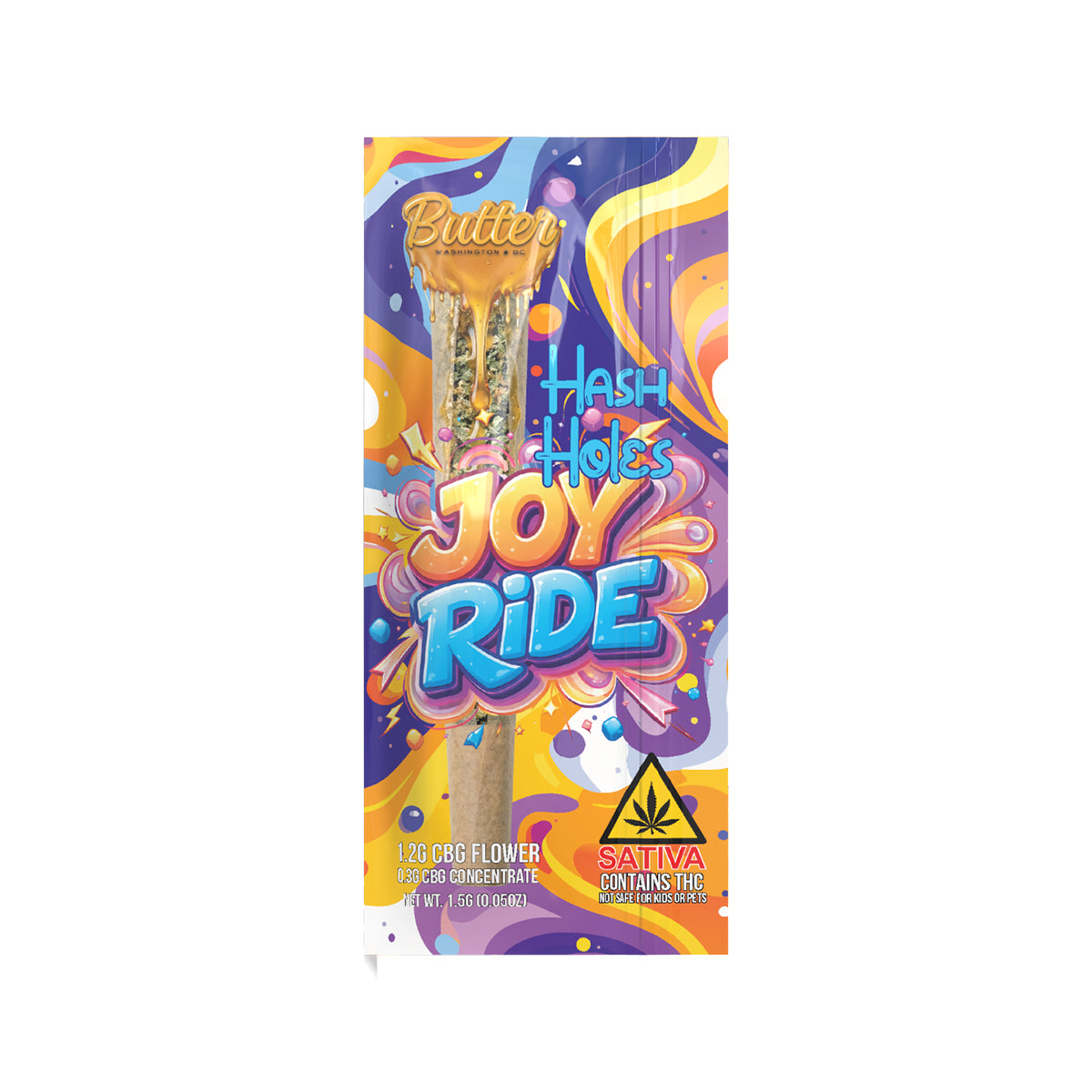 Joy Ride [sativa] - CBG Hash Holes (1.5g)