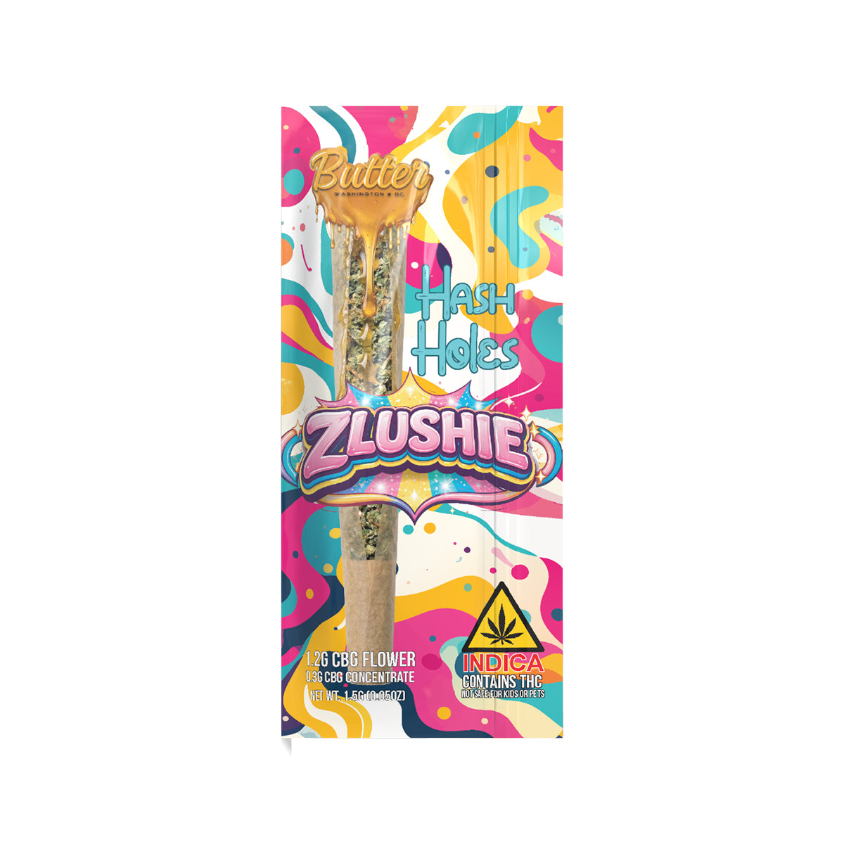 Zlushie [indica] - CBG Hash Holes (1.5g)
