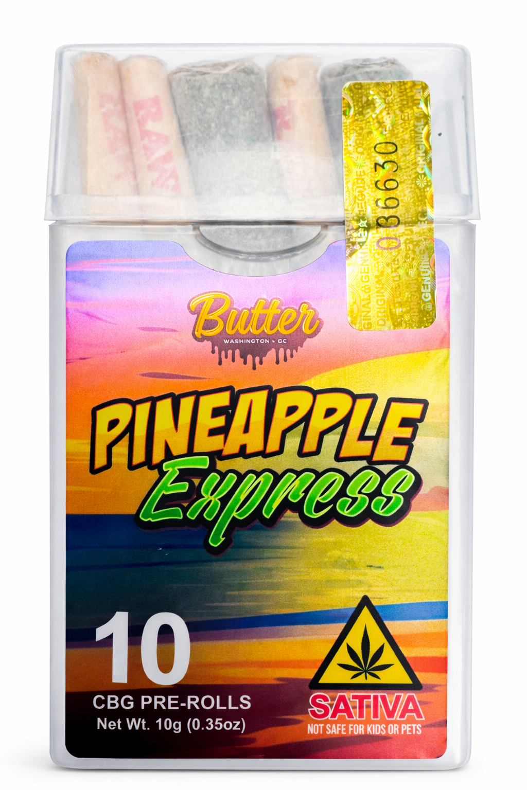 Pineapple Express [sativa] - CBG Pre-Rolls (Pack of 10)
