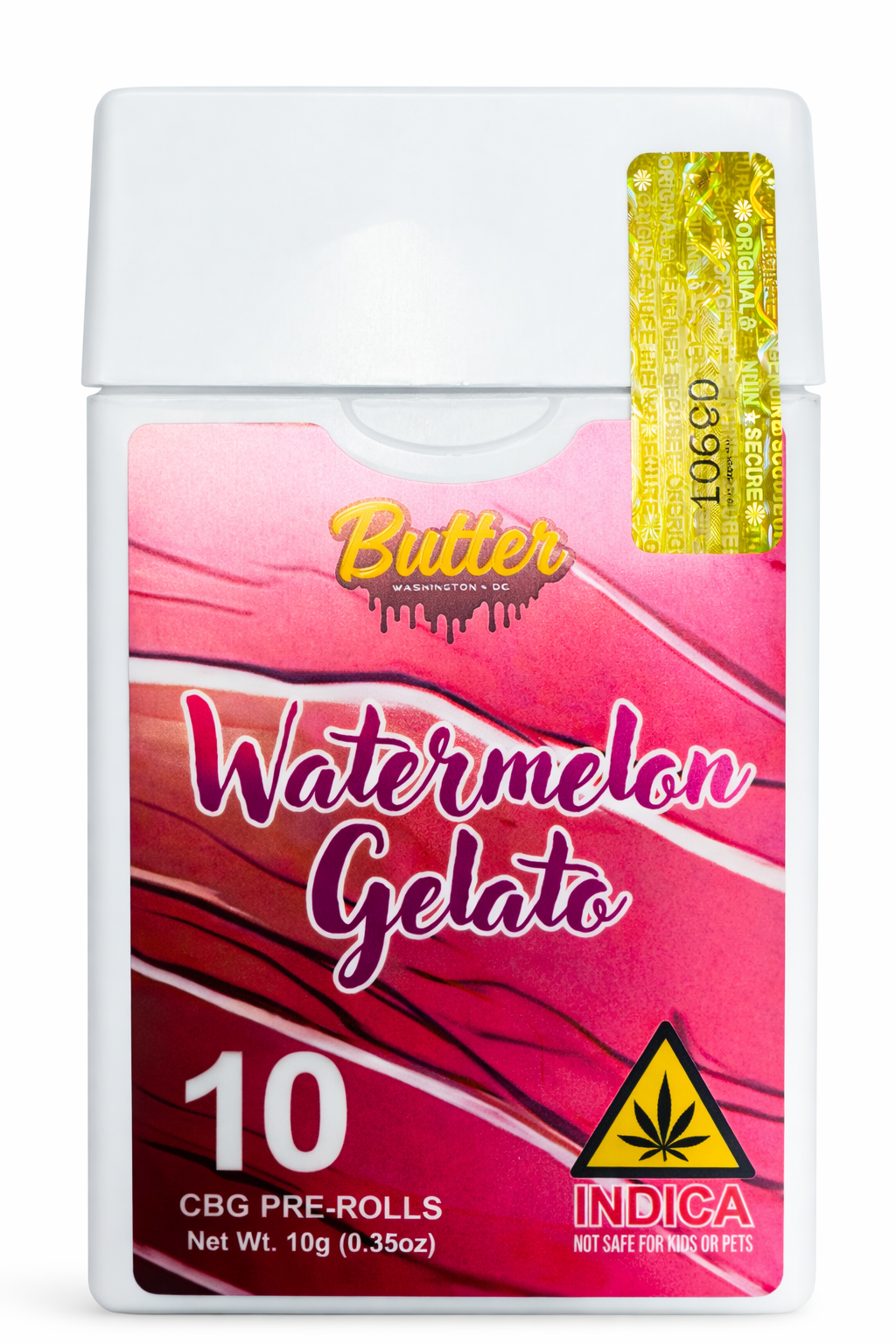 Watermelon Gelato [indica] - CBG Pre-Rolls (Pack of 10)