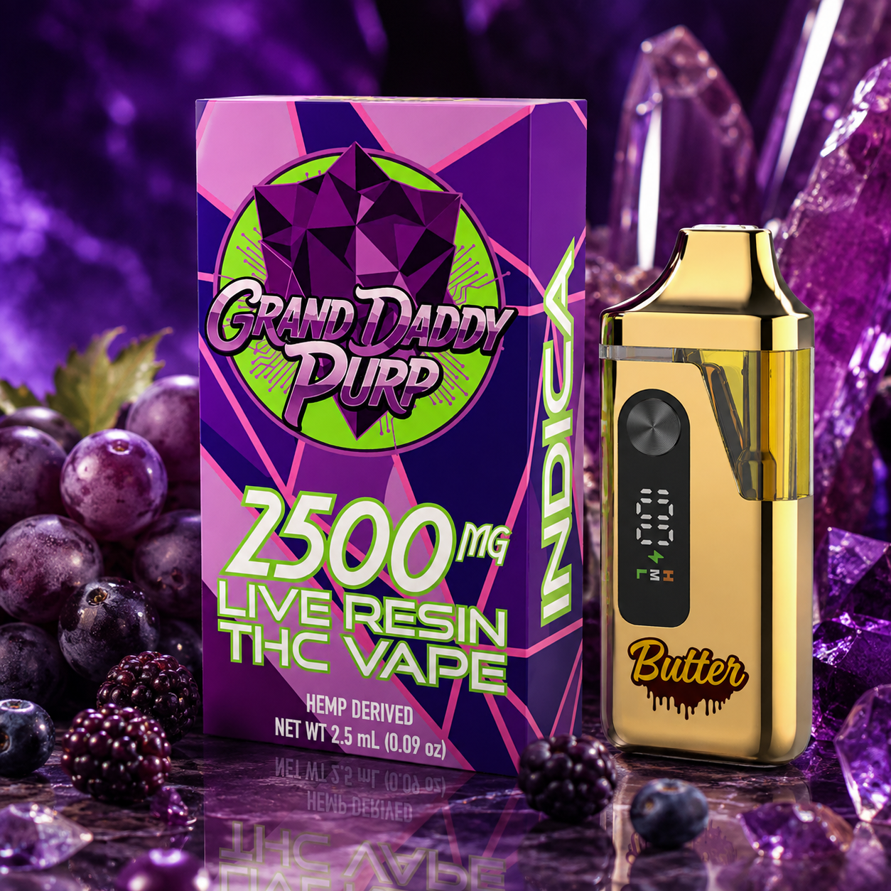 2.5mL Disposable - Grand Daddy Purp (2.5g)