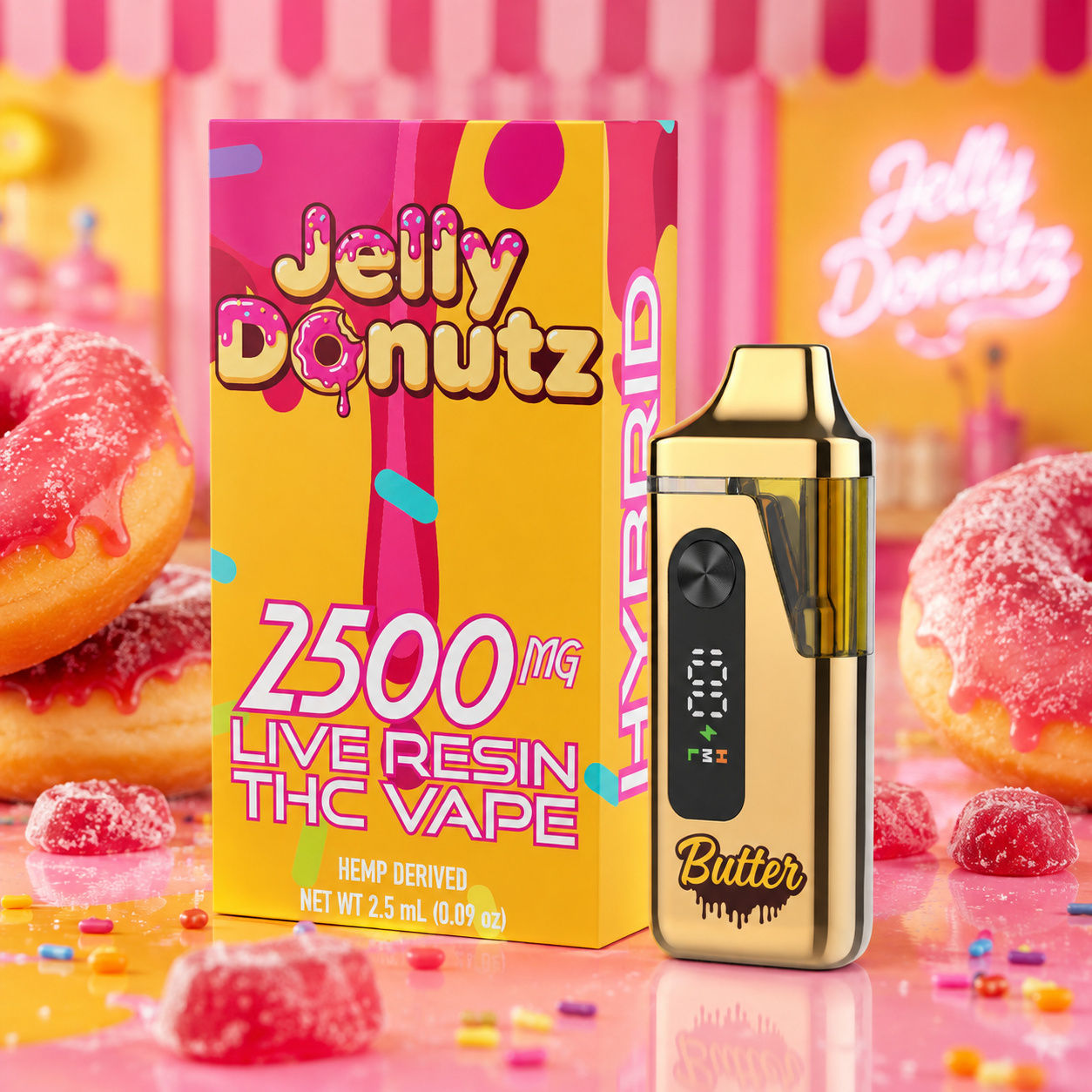 2.5mL Disposable - Jelly Donutz (2.5g)