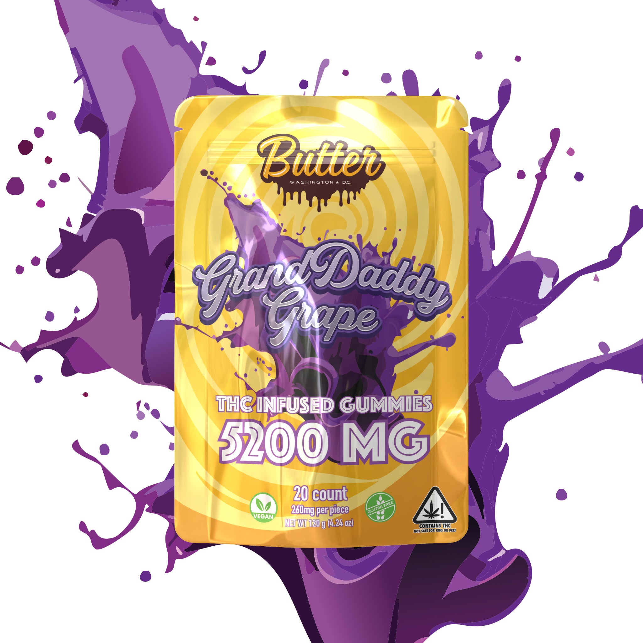 Grand Daddy Grape - Party Pack (20 Gummies)