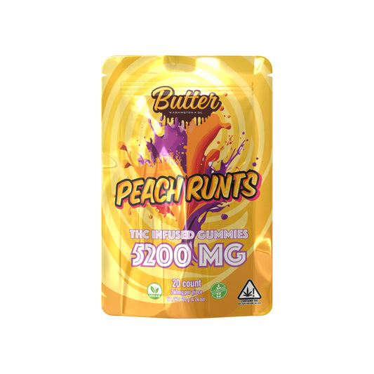 Peach Runts - Party Pack (20 Gummies)