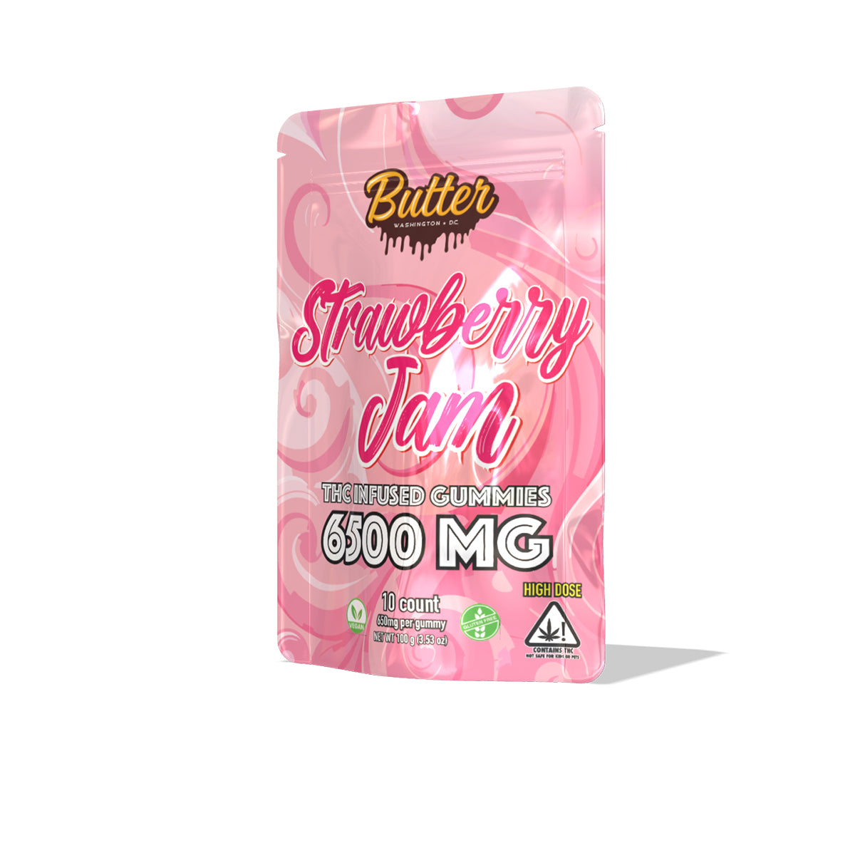Strawberry Jam - Power Pack (10 Gummies) - 6500mg