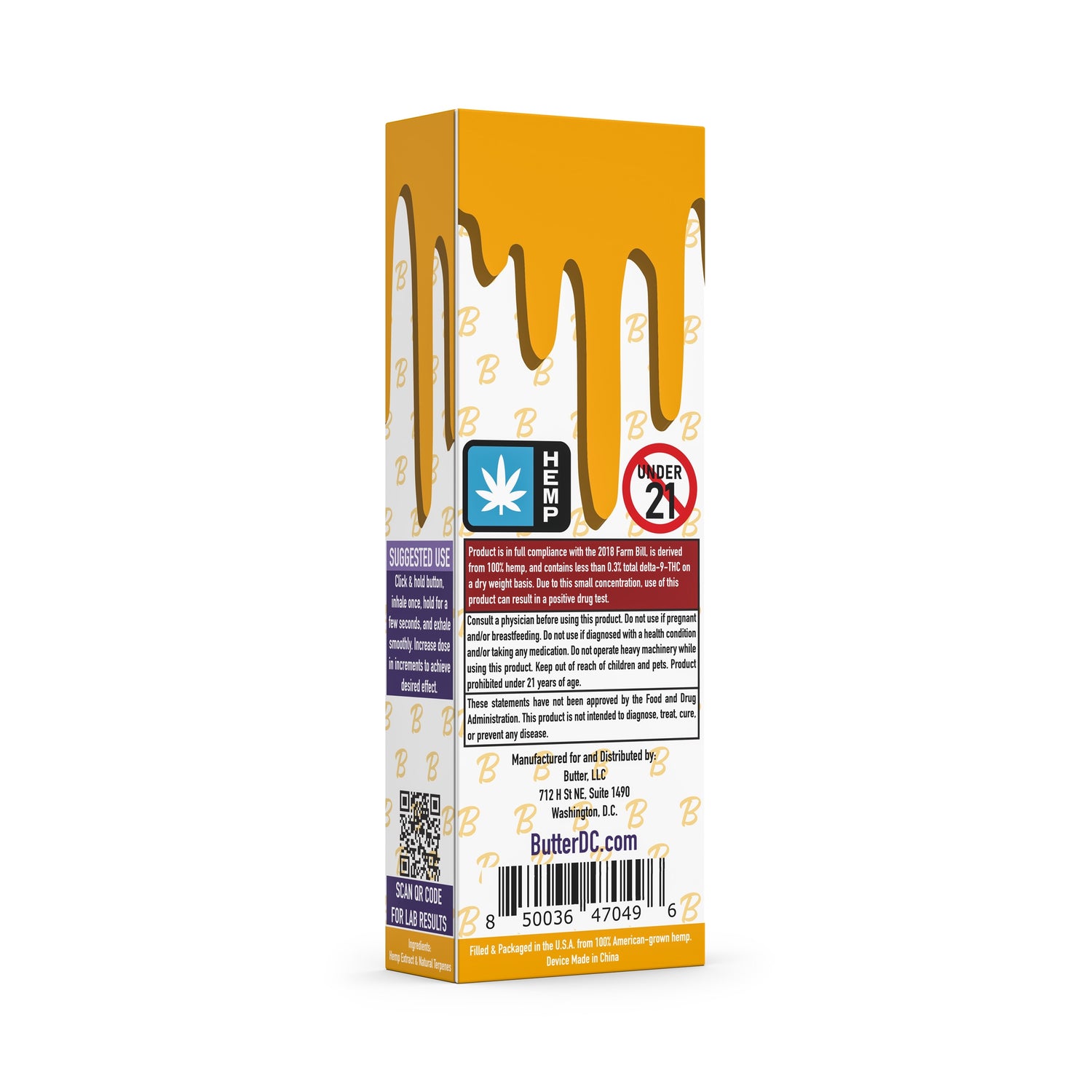 Butter HHC Banana Runts Vape Disposable