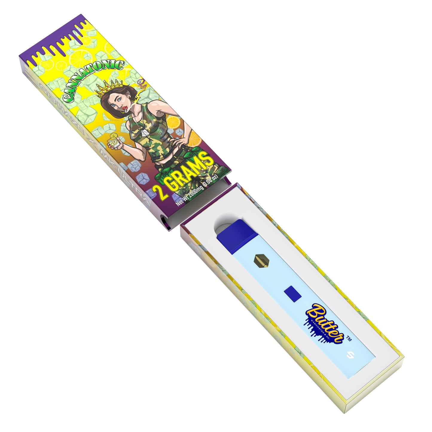 HHC 2.2mL Disposable - Cannatonic (2g)