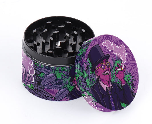 4-Piece Zinc Alloy Grinder - Grand Daddy Purp