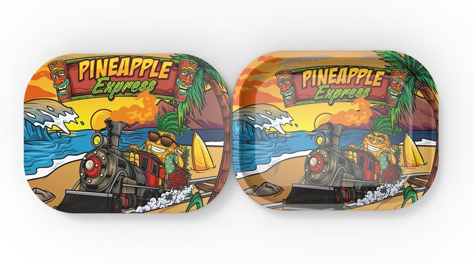 Metal Tray with Magnetic Cover - Pineapple Express